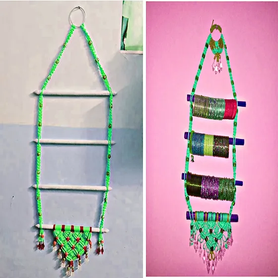 Macrame Bagles Stand